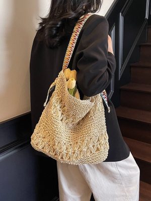 Summer hot-selling woven underarm bag 30*19cm