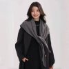 Classic double-sided jacquard scarf 60*200cm